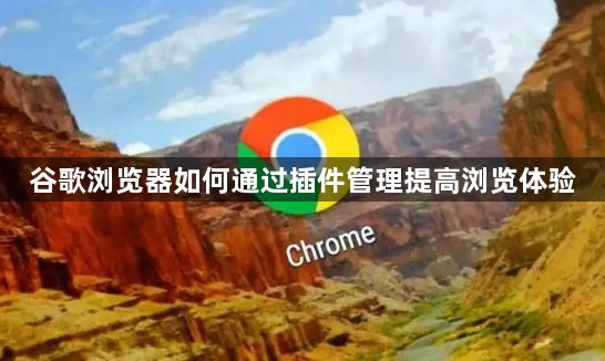 谷歌浏览器如何通过插件管理提高浏览体验1