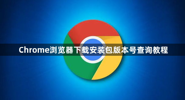 Chrome浏览器下载安装包版本号查询教程1