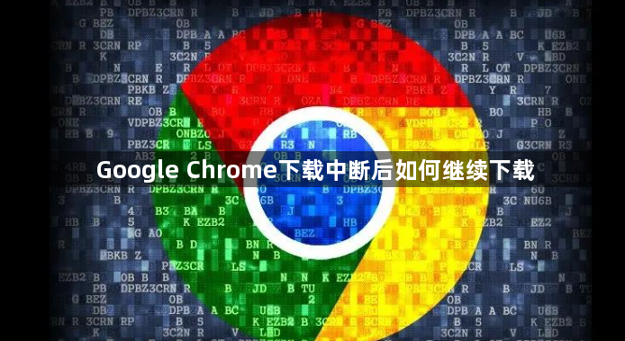 Google Chrome下载中断后如何继续下载1