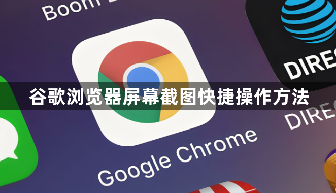谷歌浏览器屏幕截图快捷操作方法1