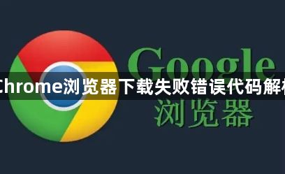 Chrome浏览器下载失败错误代码解析1