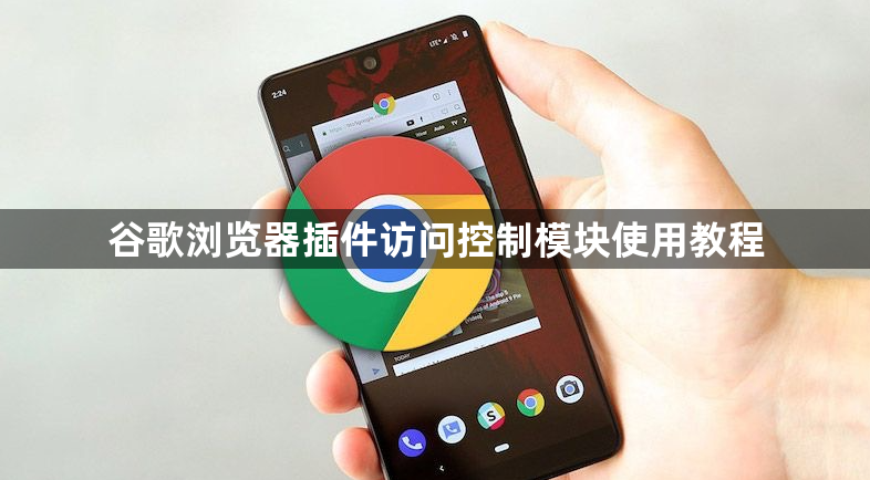 谷歌浏览器插件访问控制模块使用教程1