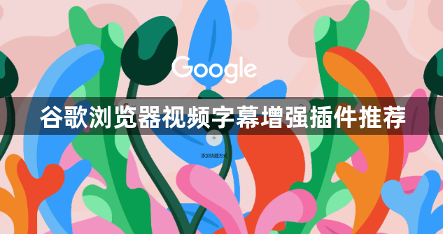 谷歌浏览器视频字幕增强插件推荐1
