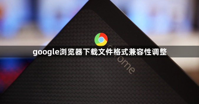 google浏览器下载文件格式兼容性调整1
