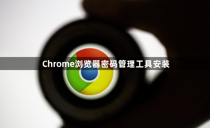 Chrome浏览器密码管理工具安装1