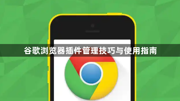 谷歌浏览器插件管理技巧与使用指南1