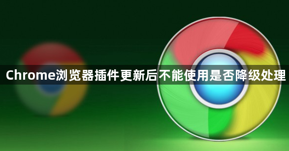 Chrome浏览器插件更新后不能使用是否降级处理1