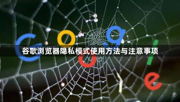 谷歌浏览器隐私模式使用方法与注意事项1