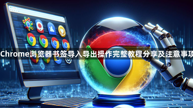 Chrome浏览器书签导入导出操作完整教程分享及注意事项1