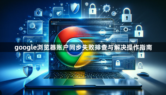 google浏览器账户同步失败排查与解决操作指南1