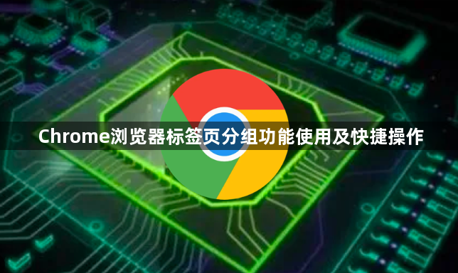 Chrome浏览器标签页分组功能使用及快捷操作1