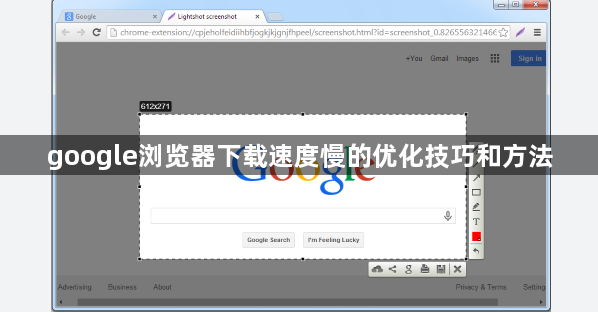 google浏览器下载速度慢的优化技巧和方法1