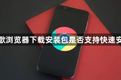 谷歌浏览器下载安装包是否支持快速安装1