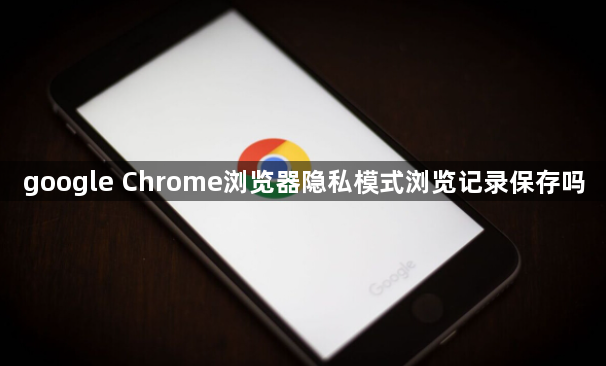 google Chrome浏览器隐私模式浏览记录保存吗1