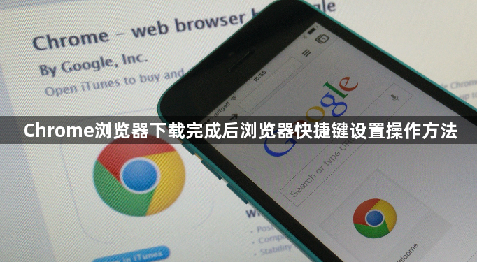 Chrome浏览器下载完成后浏览器快捷键设置操作方法1