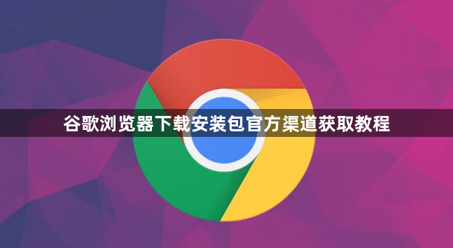 谷歌浏览器下载安装包官方渠道获取教程1