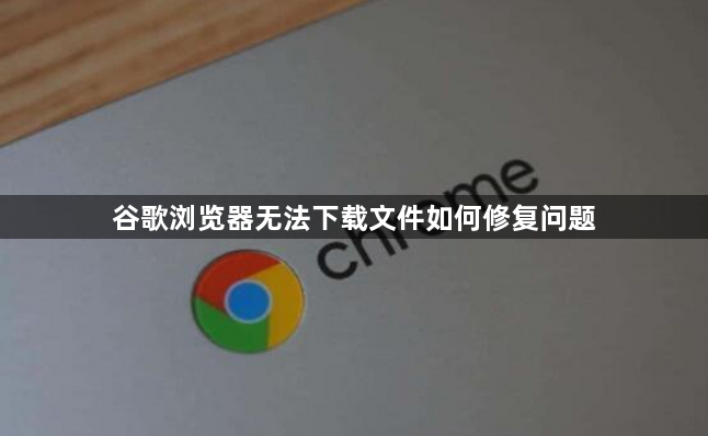 谷歌浏览器无法下载文件如何修复问题1