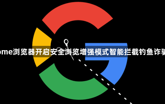 Chrome浏览器开启安全浏览增强模式智能拦截钓鱼诈骗网站1