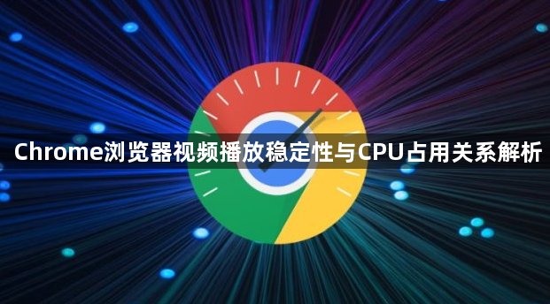 Chrome浏览器视频播放稳定性与CPU占用关系解析1