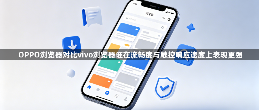 OPPO浏览器对比vivo浏览器谁在流畅度与触控响应速度上表现更强1