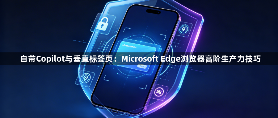 自带Copilot与垂直标签页：Microsoft Edge浏览器高阶生产力技巧1