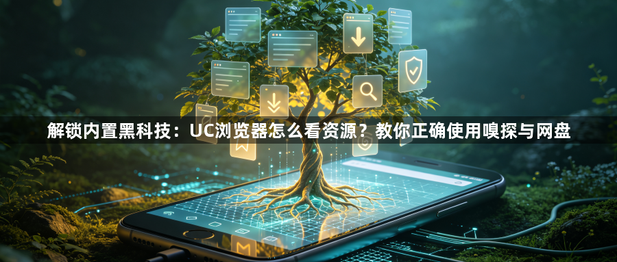 解锁内置黑科技：UC浏览器怎么看资源？教你正确使用嗅探与网盘1