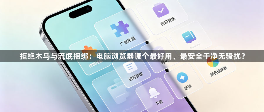 拒绝木马与流氓捆绑：电脑浏览器哪个最好用、最安全干净无骚扰？1