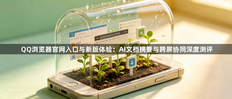 QQ浏览器官网入口与新版体验：AI文档摘要与跨屏协同深度测评1