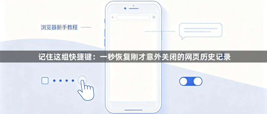 记住这组快捷键：一秒恢复刚才意外关闭的网页历史记录1