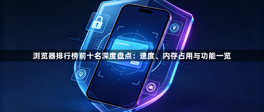 浏览器排行榜前十名深度盘点:速度、内存占用与功能一览1