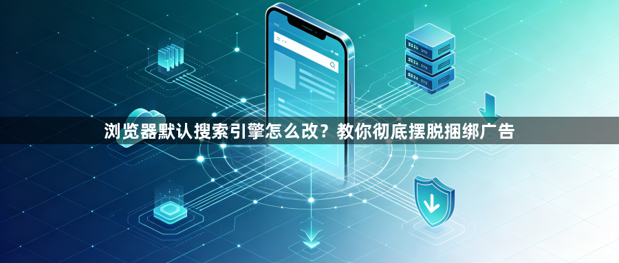 浏览器默认搜索引擎怎么改？教你彻底摆脱捆绑广告1