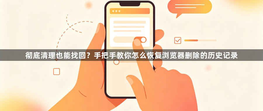 彻底清理也能找回？手把手教你怎么恢复浏览器删除的历史记录1