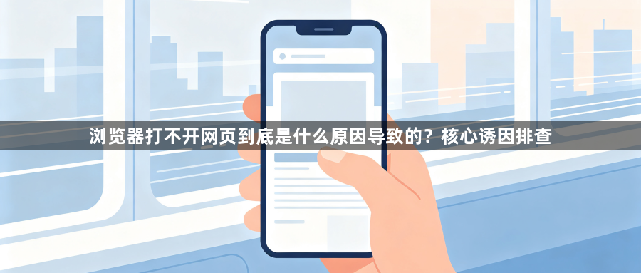 浏览器打不开网页到底是什么原因导致的？核心诱因排查1
