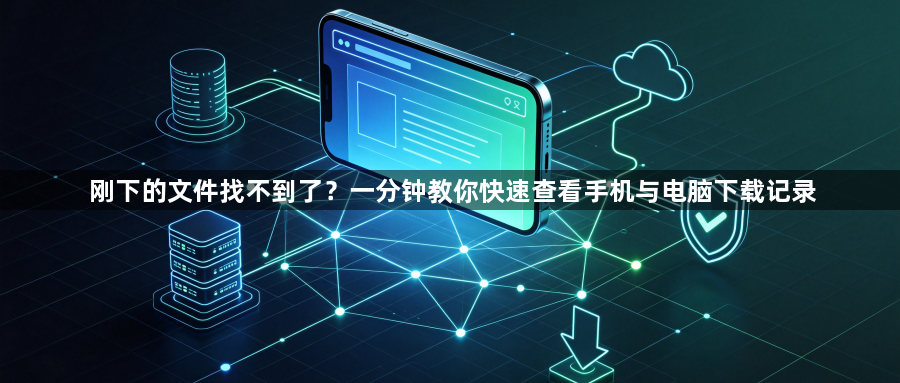 刚下的文件找不到了？一分钟教你快速查看手机与电脑下载记录1