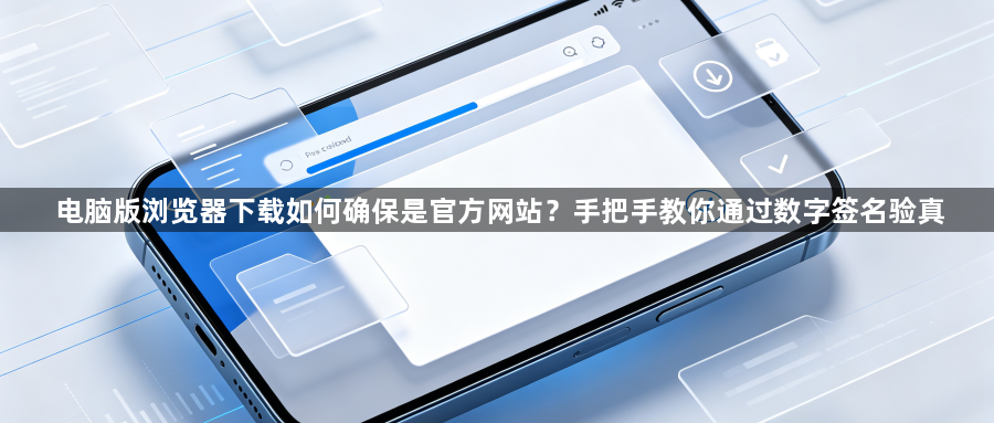 电脑版浏览器下载如何确保是官方网站？手把手教你通过数字签名验真1