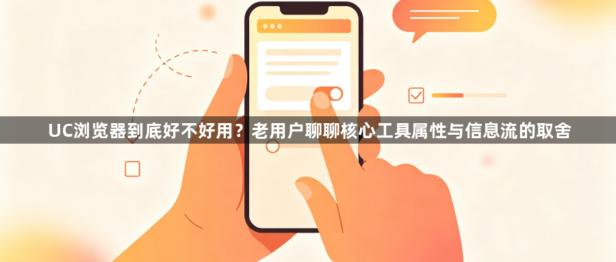 UC浏览器到底好不好用？老用户聊聊核心工具属性与信息流的取舍1