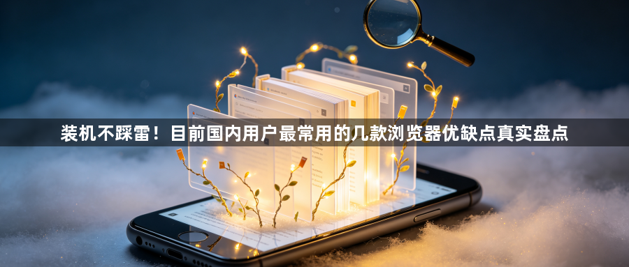 装机不踩雷！目前国内用户最常用的几款浏览器优缺点真实盘点1